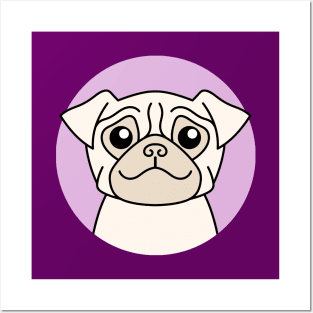 Cute Pug Posters and Art